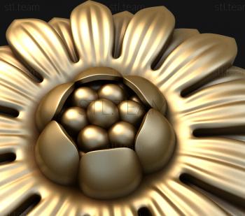3D model Sunflower (STL)